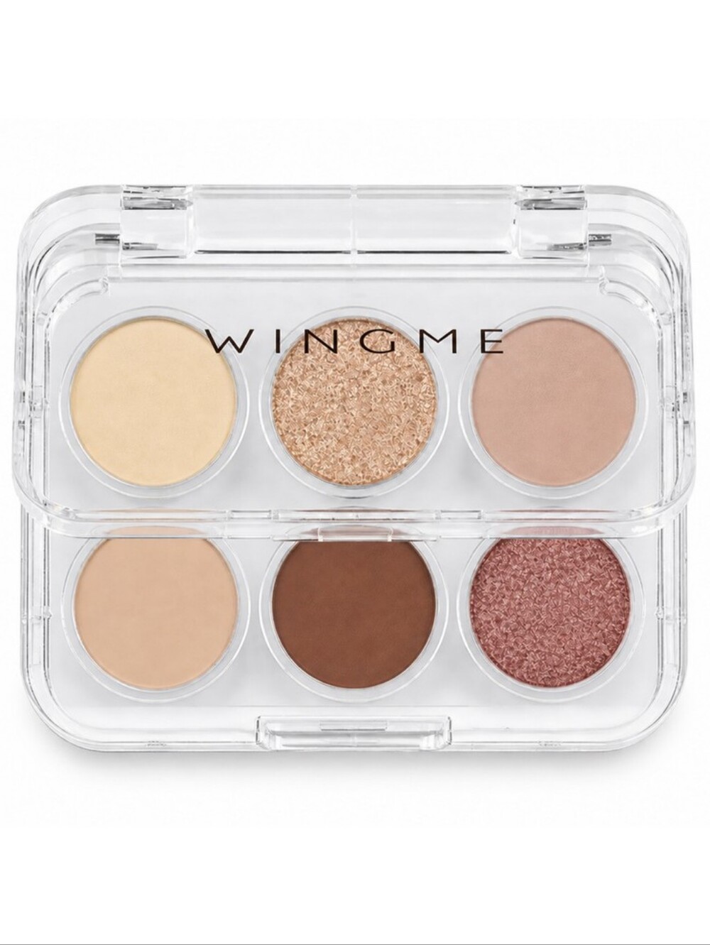 WINGME Mini Muse Neutral & Rose Gold 6-Shadow Eyeshadow Palette